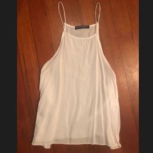 White tank top